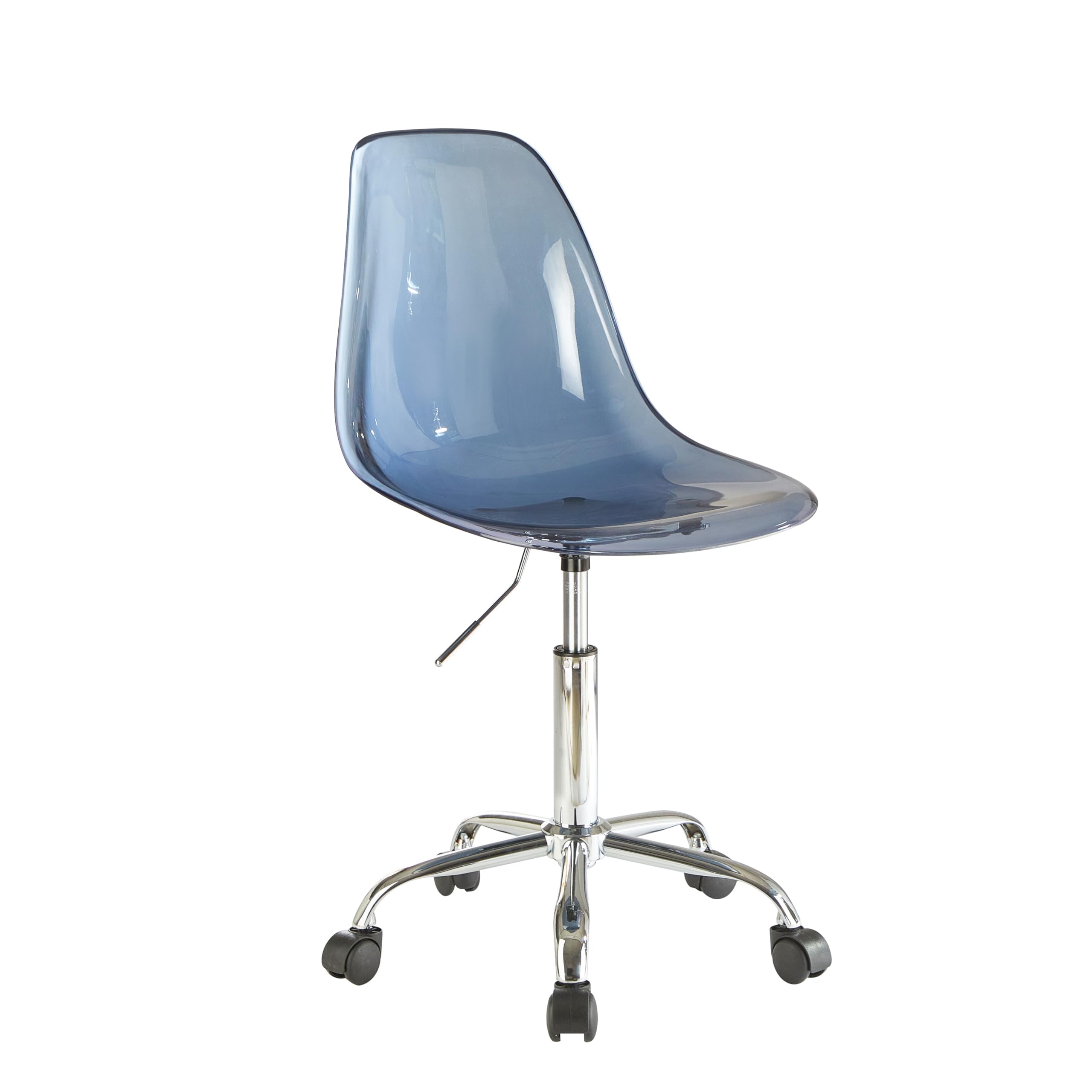 Amazon.com: Urban Lifestyle Acrylic Rolling Desk Chair, Navy Blue